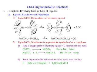 Ch14 Organometallic Reactions