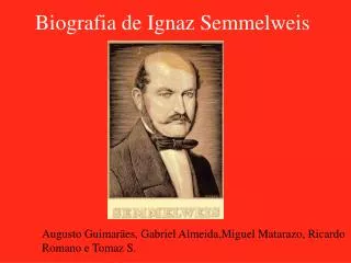 Biografia de Ignaz Semmelweis