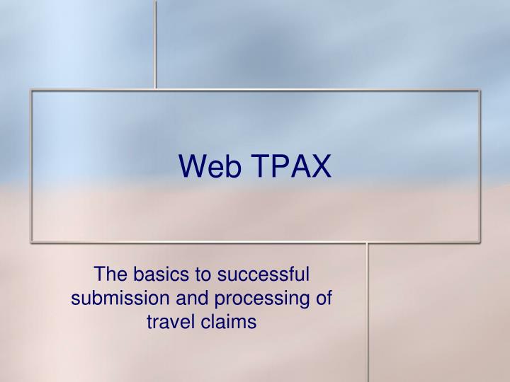 web tpax