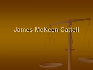 james mckeen cattell