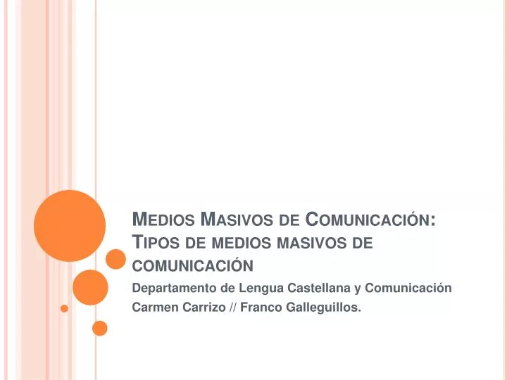 medios masivos de comunicaci n tipos de medios masivos de comunicaci n