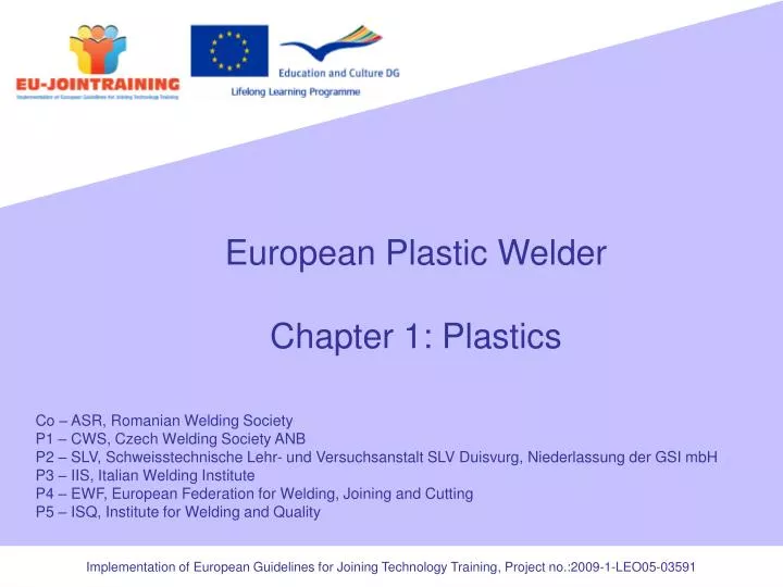european plastic welder chapter 1 plastics