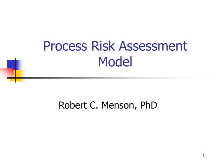 process risk assessment model