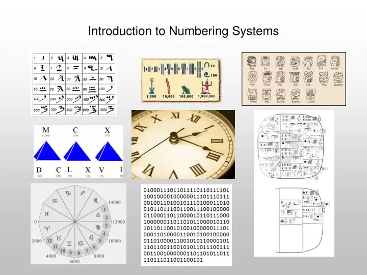 introduction to numbering systems