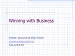 Winning with Business - slide 1