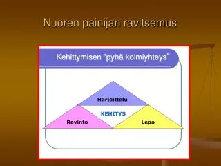 nuoren painijan ravitsemus