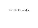 Las variables sociales - slide 1