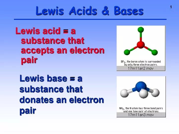 lewis acids bases