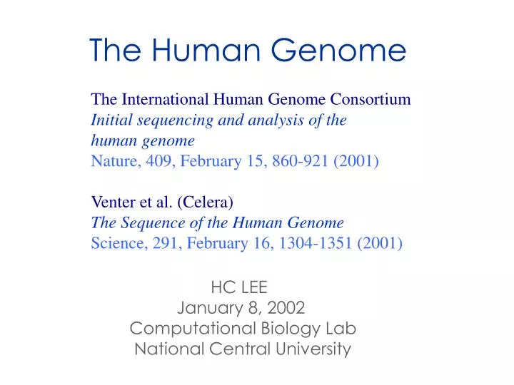 the human genome