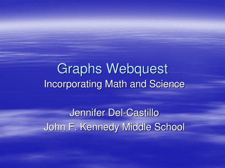 graphs webquest