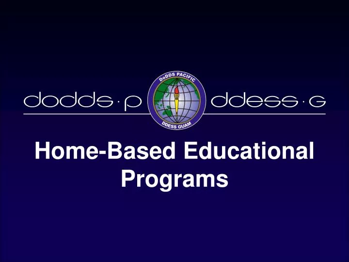 home based educational programs