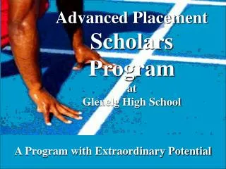 Advanced Placement Scholars Program at Glenelg High School