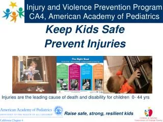 Injury and Violence Prevention Program CA4, American Academy of Pediatrics