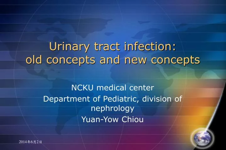 urinary tract infection old concepts and new concepts