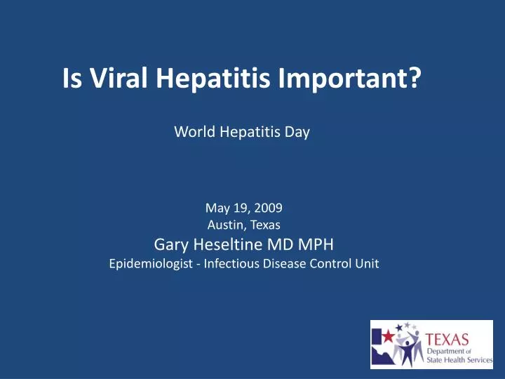 is viral hepatitis important world hepatitis day