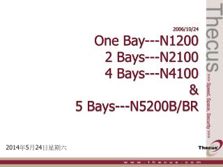 2006/10/24 One Bay---N1200 2 Bays---N2100 4 Bays---N4100 &amp; 5 Bays---N5200B/BR