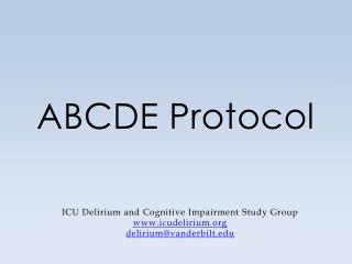 ABCDE Protocol