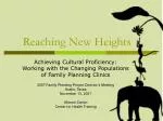 Reaching New Heights - slide 1