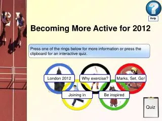Becoming More Active for 2012