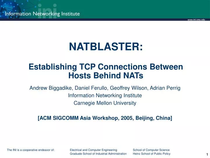 natblaster establishing tcp connections between hosts behind nats