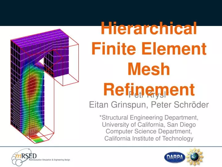 hierarchical finite element mesh refinement