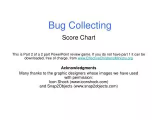 Bug Collecting