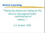 Active Learning - slide 1