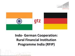 Indo - German Cooperation : Rural Financial Institution Programme India (RFIP)