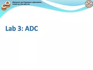 Lab 3: ADC