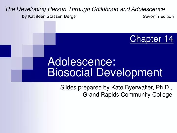 adolescence biosocial development