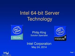 Intel 64-bit Server Technology