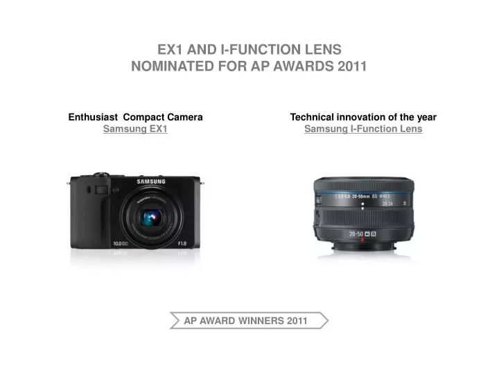 ex1 and i function lens nominated for ap awards 2011