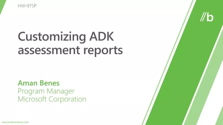 customizing adk assessment reports