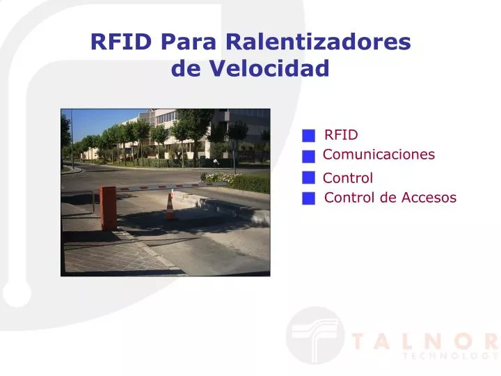 rfid para ralentizadores de velocidad