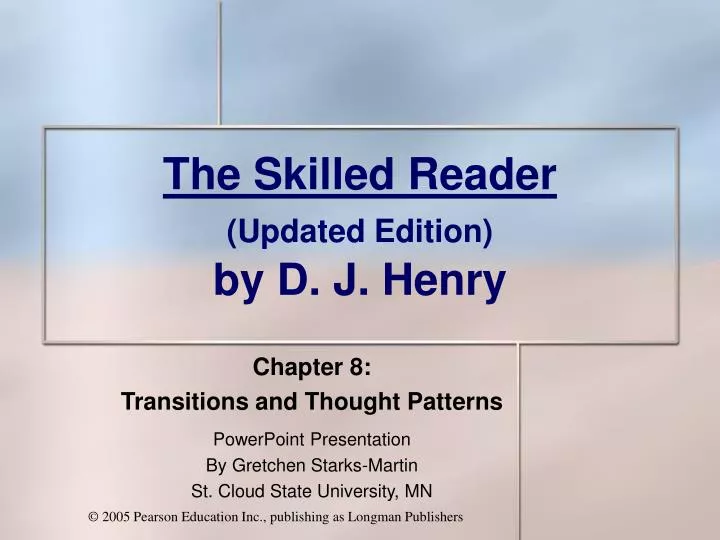the skilled reader updated edition by d j henry