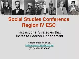Social Studies Conference Region IV ESC