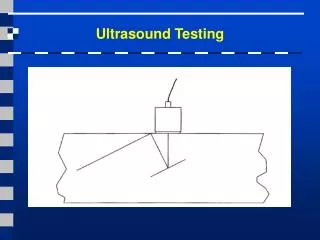 Ultrasound Testing