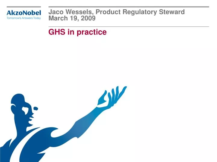 jaco wessels product regulatory steward march 19 2009
