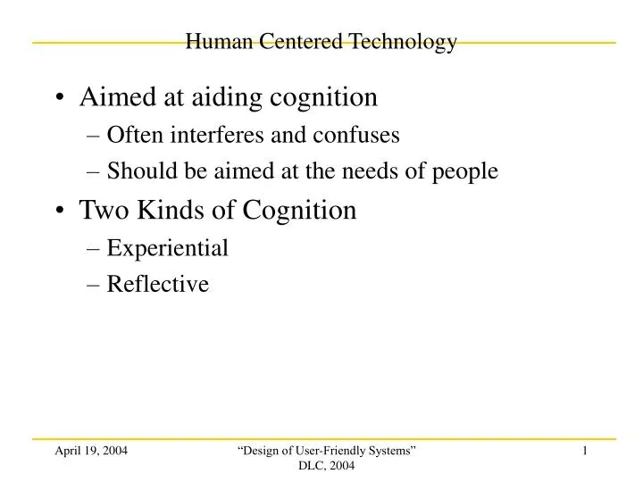 human centered technology