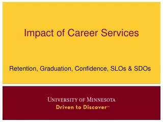 Impact of Career Services