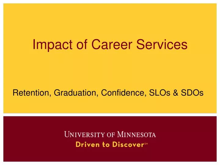 impact of career services