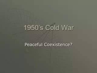 1950’s Cold War