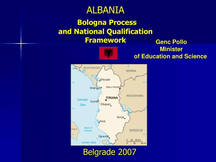 albania bologna process and national qualification framework