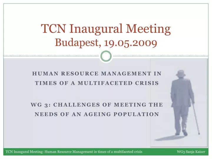 tcn inaugural meeting budapest 19 05 2009