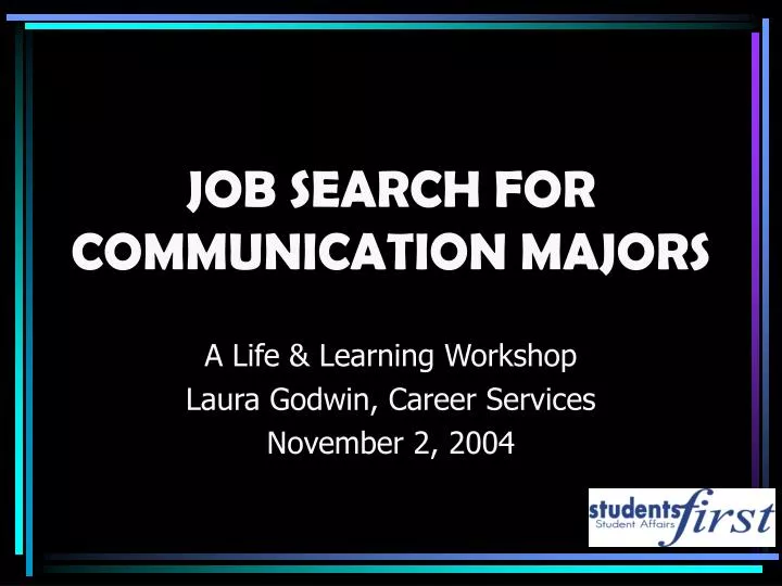 job search for communication majors
