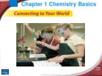 Chapter 1 Chemistry Basics - slide 1