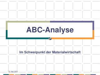 abc analyse