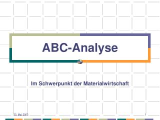 ABC-Analyse