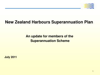 New Zealand Harbours Superannuation Plan
