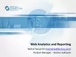 Web Analytics and Reporting - slide 1
